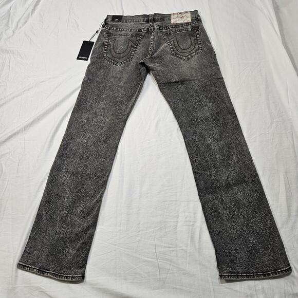 True Religion Jeans Bounty Grey Wash Ricky Relaxed Straight Size 31 - Picture 2 of 7